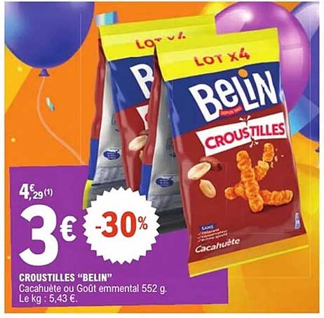 CROUSTILLES "BELIN"