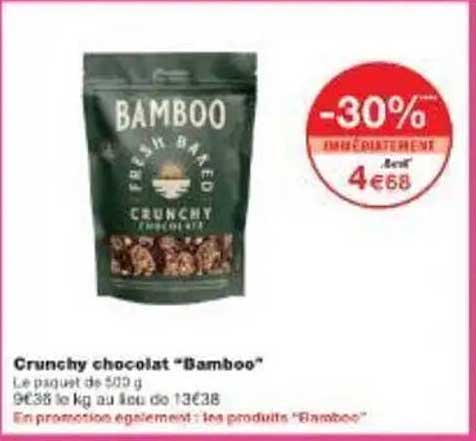 Crunchy chocolat "Bamboo"