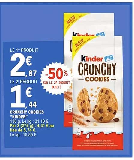 CRUNCHY COOKIES “KINDER”