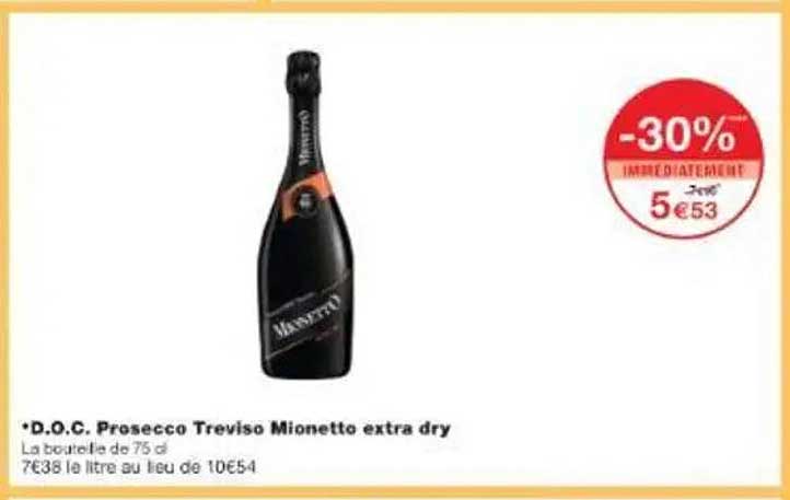 *D.O.C Prosecco Treviso Mionetto extra dry