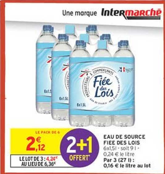 EAU DE SOURCE FIEE DES LOIS