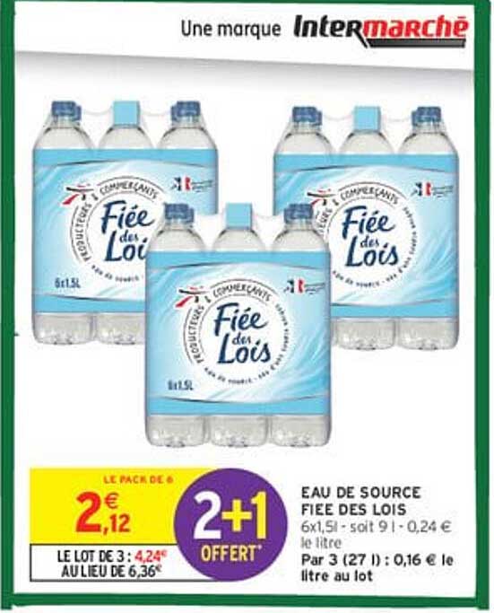 EAU DE SOURCE FIÉE DES LOIS