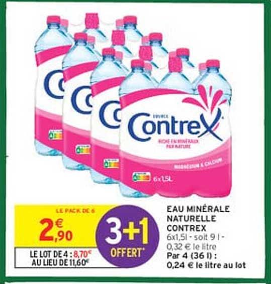 EAU MINÉRALE NATURELLE CONTREX