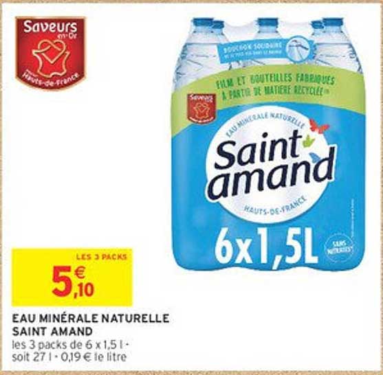 EAU MINÉRALE NATURELLE SAINT AMAND