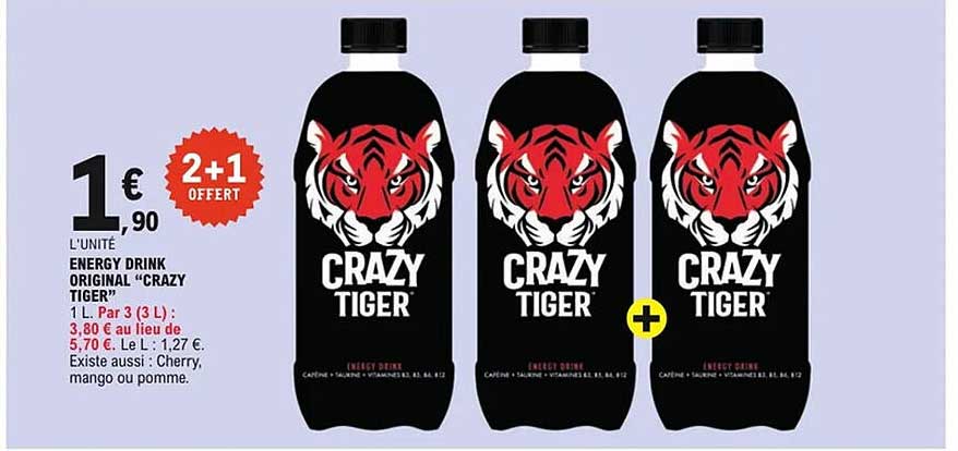 Energy Drink Original "Crazy Tiger"
