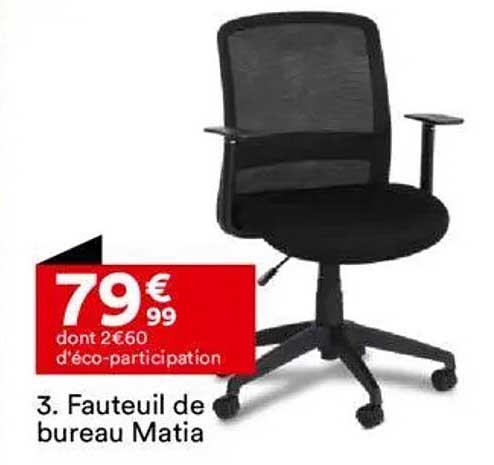 Fauteuil de bureau Matia