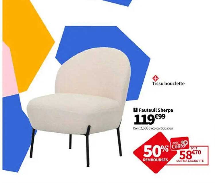 Fauteuil Sherpa