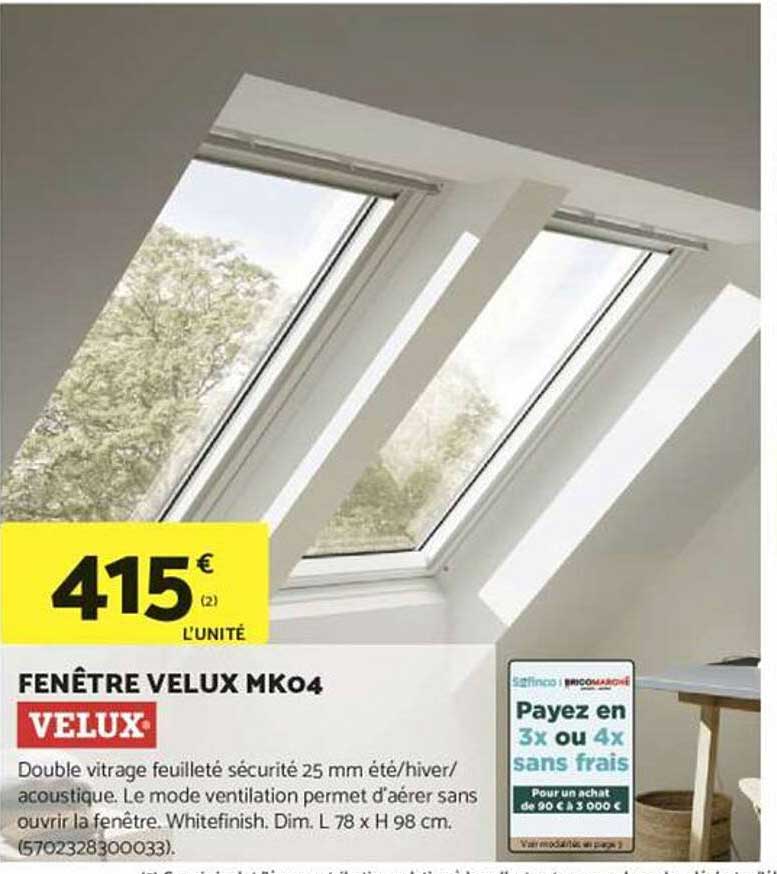 FENÊTRE VELUX MK04