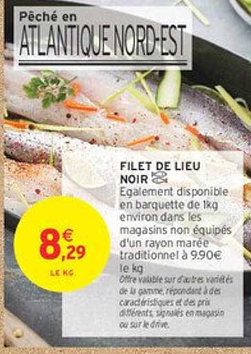FILET DE LIEU NOIR