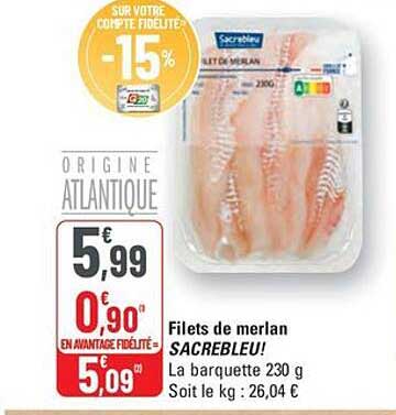 Filets de merlan SACREBLEU!