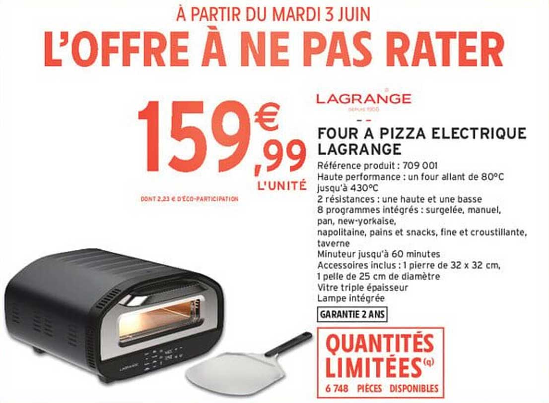 FOUR A PIZZA ELECTRIQUE LAGRANGE