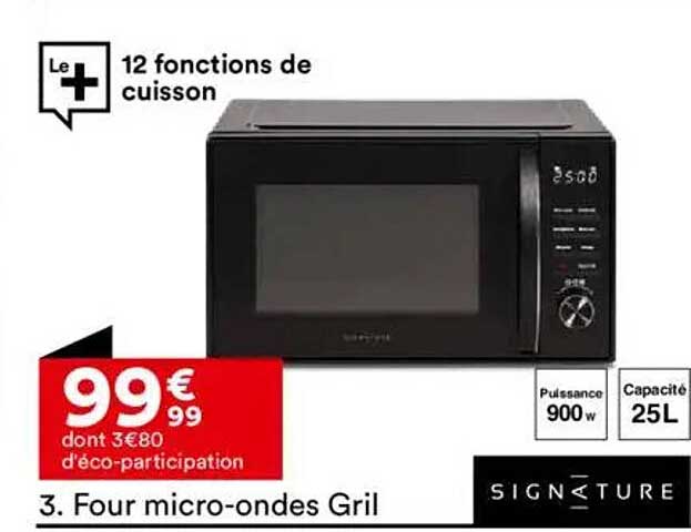 Four micro-ondes Gril