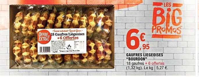 Gaufres Liégeoises "Bourdon"