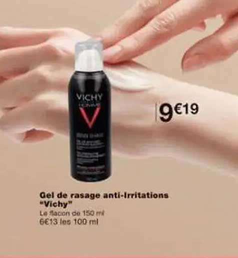 Gel de rasage anti-Irritations “Vichy”