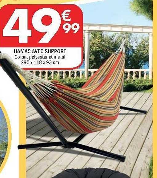 HAMAC AVEC SUPPORT