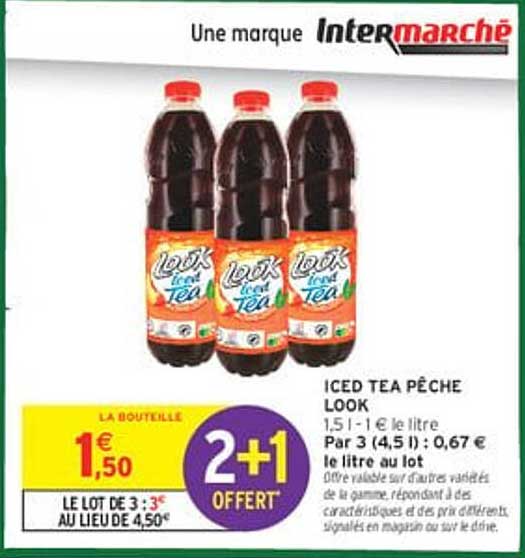 ICED TEA PÊCHE LOOK