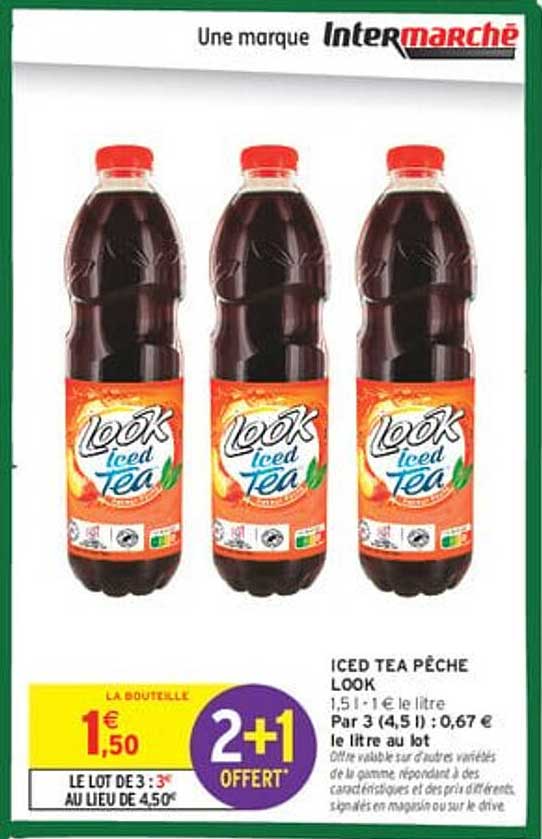 ICED TEA PÊCHE LOOK