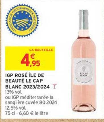 IGP ROSÉ ÎLE DE BEAUTÉ LE CAP BLANC 2023/2024