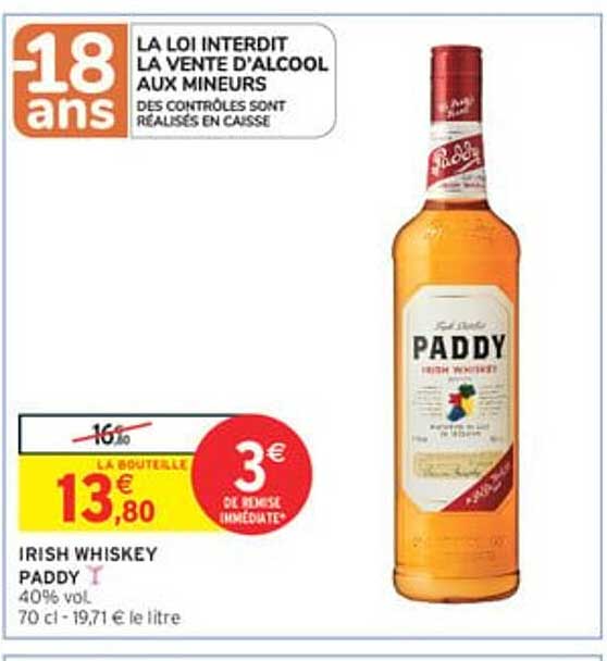 IRISH WHISKEY PADDY