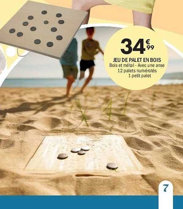 JEU DE PALET EN BOIS