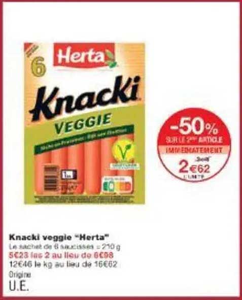 Knacki veggie "Herta"