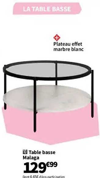 LA TABLE BASSE Malaga