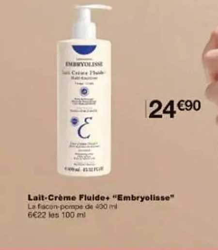 Lait-Crème Fluide+ "Embryolisse"