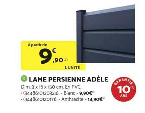 LAME PERSIENNE ADÈLE