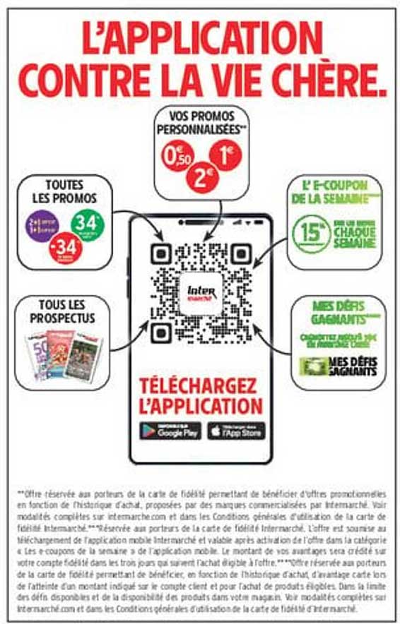 L’APPLICATION CONTRE LA VIE CHÈRE.