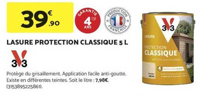 LASURE PROTECTION CLASSIQUE 5 L