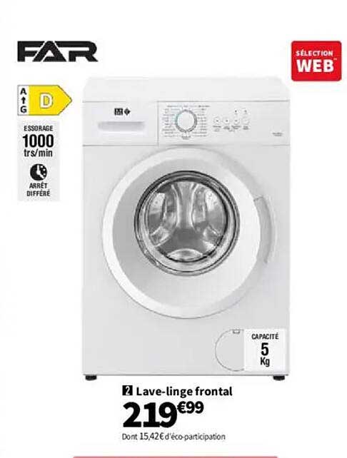 Lave-linge frontal
