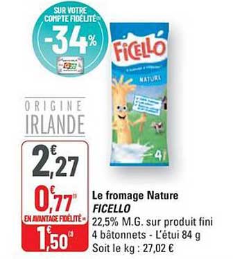 Le fromage Nature FICELLO