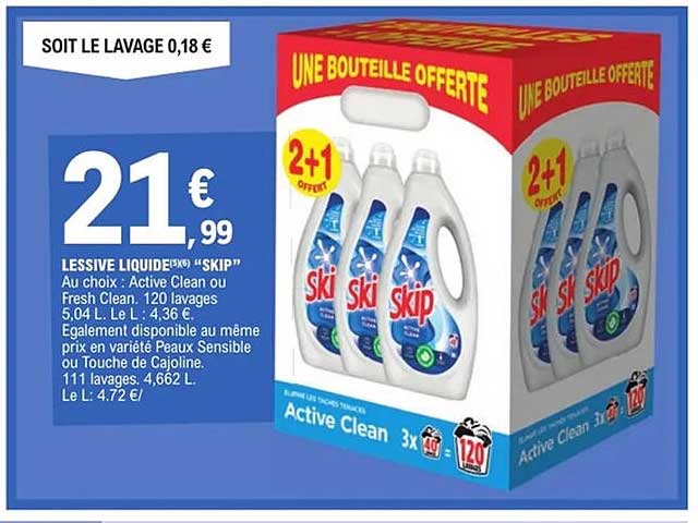 LESSIVE LIQUIDE SKIP