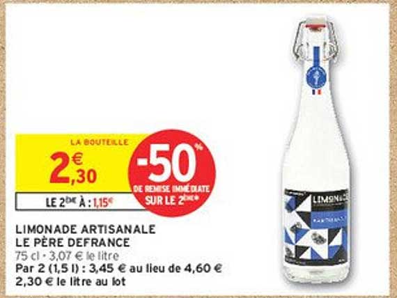 Limonade Artisanale LE PÈRE DEFRANCE