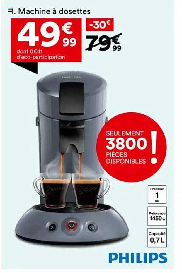Machine à dosettes