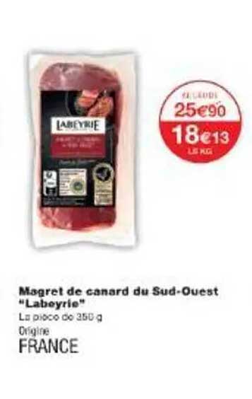 Magret de canard du Sud-Ouest "Labeyrie"