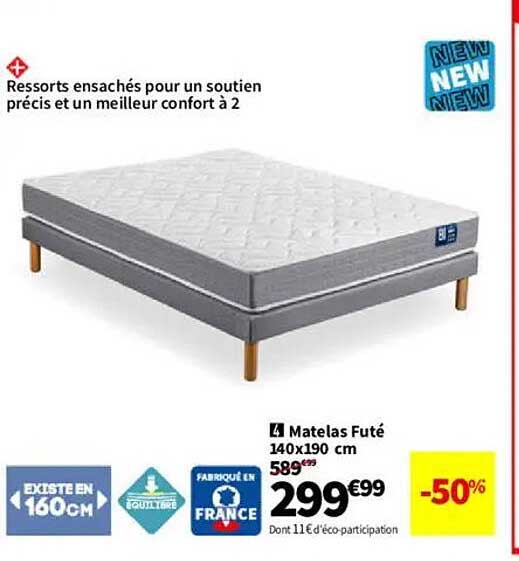 Matelas Futé 140x190 cm