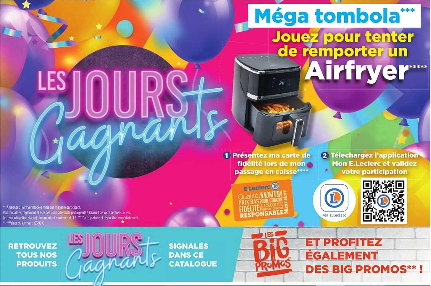 Mégatombola : Jouez pour tenter de remporter un Airfryer