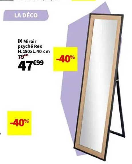 Miroir psyché Rex H.150xL.40 cm
