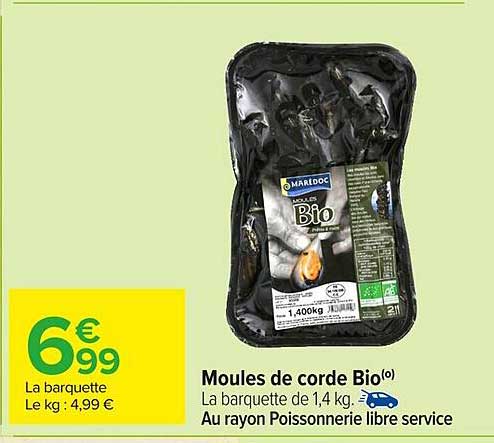 Moules de corde Bio