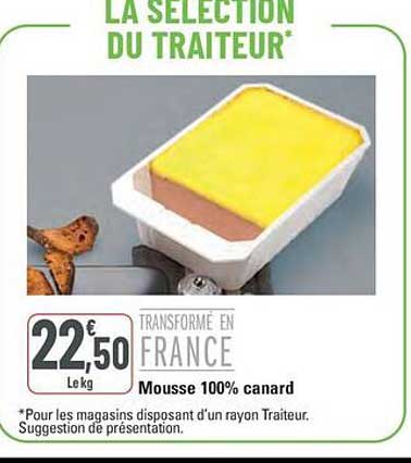 Mousse 100% canard