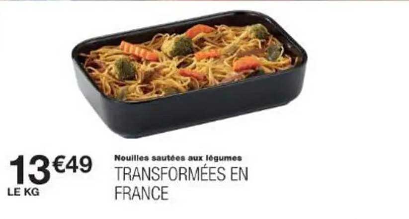 Nouilles sautées aux légumes