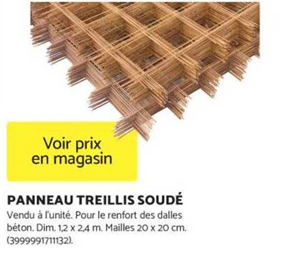 PANNEAU TREILLIS SOUDÉ