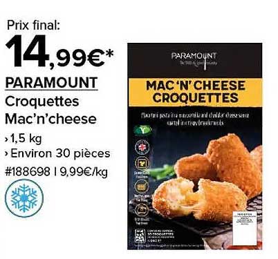 PARAMOUNT Croquettes Mac’n'cheese