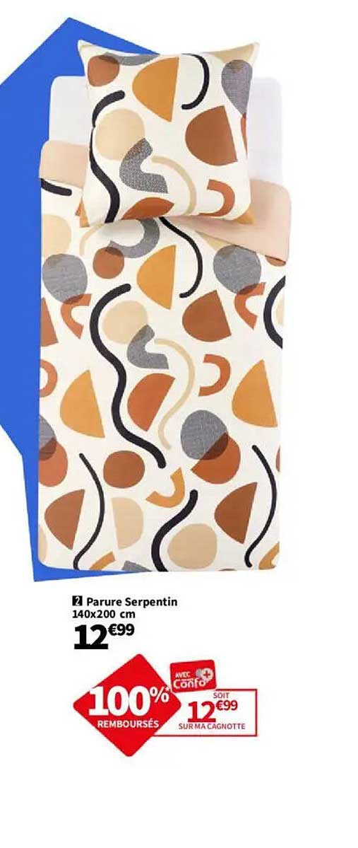Parure Serpentin 140x200 cm