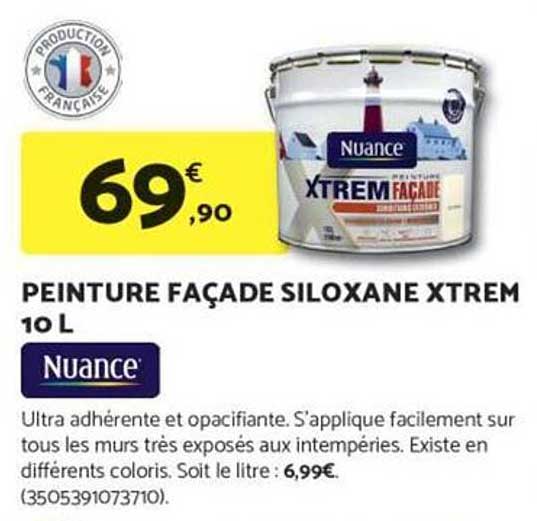 PEINTURE FAÇADE SILOXANE XTREM 10 L