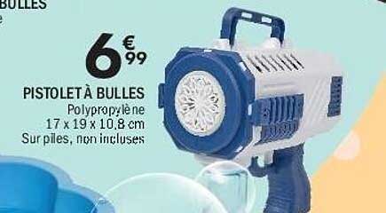 PISTOLET À BULLES