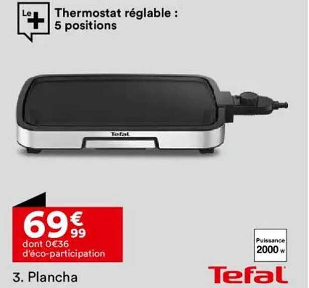 Plancha Tefal 2000 W