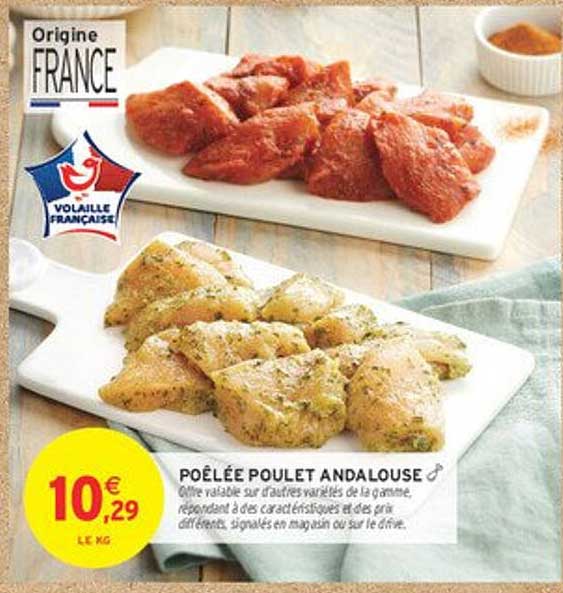 POÊLÉE POULET ANDALOUSE