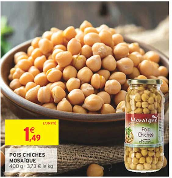 POIS CHICHES MOSAÏQUE